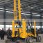 four wheel trailer mounted water well drilling rig/large deep well drilling machine with BW-250 mud pump