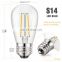 48 Foot outdoor Weatherproof flexible led Light string Hanging Sockets Perfect Patio Lights