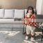 6344 Hot selling new arrival cute white dot crew neck plus velvet kids girls sweater