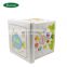 Reatai furniture manufacturer printed velvet Fabric Ottoman storage box