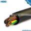 0.6/1KV XLPE insulation ROV-K 2X4mm2 shield cable flexible copper conductor PVC sheath