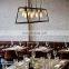 Bedford Four-Light Glass Island Pendant Light Oil Rubbed Bronze Finish