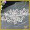 Handwork Bridal Gown Applique Crystal Sash Beaded Rhinestone Applique for Wedding Dress FHA-055