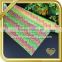 Green hot fix rhinestone sticker sheet for garment decoration FHRM-069
