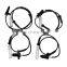 4PCS ABS Wheel Speed Sensor Front Rear Left Right For 1997 98 BMW 528i 540i E39