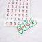 JOYFUL 557-628 New year mahjong to be rich nail stickers paper 3D with adhesive decorative decals