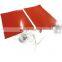 230 volt 1200w Customized flexible pad silicone rubber heater 250x1000 mm