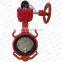 10 inch stainless steel butterfly valve  gear box signal butterfly valve