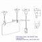 Cable hanging display suspension wire sign holder