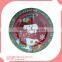 2014 new products porcelain dinner plate plate with Christmas design