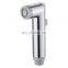 Handheld Chrome Bidet Toilet shattaf hand sprayer Portable Shower with Brushed Nickel Toilet