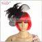 fashion cheap balck hair flower adult headbands