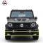 W463A G500 front lip for G-class 2019 G500 W464 to B-style front lip with LED PU material for W464 G500 front lip
