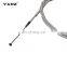 China supplier bajaj 205 E45 gear cable manufacturer 3 wheel spare part tricycle assembly white color gear shift cable