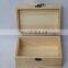 Rectangular luxury wooden bamboo gift packing box with hinged lids