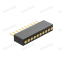 Dnenlink 1.27mm pitch Single Row  H4.0mm Plane contact  Straight Female Header DIP type PogoPin header