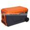 Portable Insulated 45 Liter Cooler Box Wheeled Beach Cooler for Camping