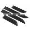 Carbon fiber Side Door Fender Decoration Trim for Porsche Macan 4pcs/set