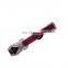 dog collar with LED light and reflective film colorful at night ,durable collar for dogs