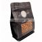Custom printed matte finish 250g 340g 500g 1kg resealable aluminum foil packaging bags coffee packaging bag with valve