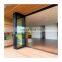 Outdoor Exterior Aluminium Stacking glass door double glazed folding door