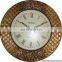 2017 new design metal brass antique wall clock