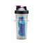 hot selling 28oz glitter glitter blender plastic gym sports leak proof workout shaker bottle with oem private label
