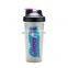 wholesale Half Gallon 64oz premium sublimation fitness shaker slim outdoor sports portable bubble tea shaker cup