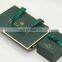 Dark green papre gift bag with ribbon handle