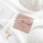 PandaSew hot sale custom bracelet packaging envelope style microfiber jewelry bag button pouch