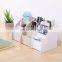 Wholesale Multi-functional Desktop Trapezoidal Partition Cosmetic Compartment Plastic Storage Box