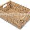 Water Hyacinth Storage Basket Eco Friendly From Vietnam/Handwoven Natural Water Hyacinth Storage Basket With Handle
