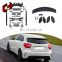 CH Factory Selling Rear Diffusers Seamless Combination Carbon Fiber Exhaust Grille Body Kit For Mercedes-Benz A Class W176 13-15