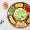 Acacia Wood Cheese Board Knife Set Charcuterie Board With Cutlery In Double Marble 2 Serving Utensils