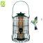 Hanging Metal Squirrel Proof Tube Bird Feeder