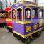 Trackless train battery train for amusement park
