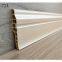 pvc baseboard waterproof plastic Black white gray wood grain baseboard rubber floor wood plastic PVC corner line