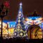 Custom commercial 5m 6m 7m 10m 15m 20m large outdoor giant Christmas tree with light for shopping mall hotel