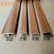 Reinforced composite wood floor door T-type layering over the threshold joint bar curved flat buckle PVC edge bar wholesale