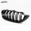 F32 Carbon Fiber Car Grills Front Bumper Kidney Grille Dual Slat Grill For BMW 4 Series F32
