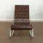 modern PU recliner rocking chair