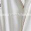 100% Cotton Super Soft Cut Velvet Style White Bathrobes for Hotel or Spa