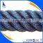 navy blue twisted nylon polyester rope for mooring