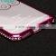 Premium Electronic Diamond Bumper Clear TPU Flexible Case For iPhone 6/s