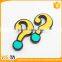 Warning reflective function car decoration sticker interrogation mark shape safety reflector
