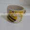 busy bee insect style printed decal safety natural bamboo fibre kids dinner set