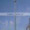 Single Tube Communication Telecom Steel Antenna Monopole Tower