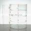 Circular Clear Acrylic Jewellery Display Cabinet