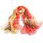 2016 summer new product magic animal patterned digital printed polyester twill scarf, ladies' scarves and shawls