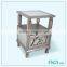 Antique console table metal frame side tables industrial furniture